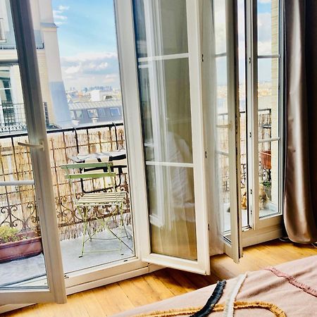 Chambre Avec Terrasse A Montmartre Sacre Coeur Lägenhet Paris Exteriör bild