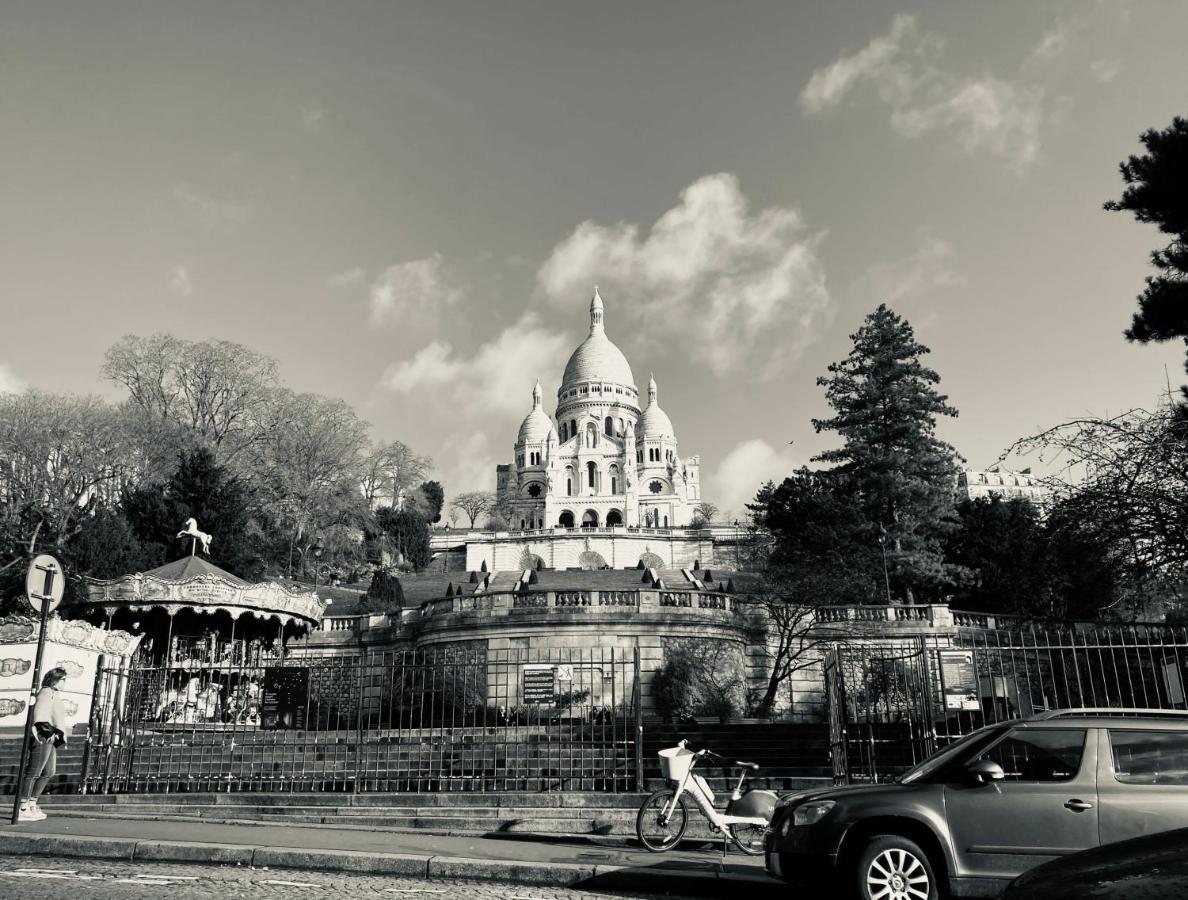 Chambre Avec Terrasse A Montmartre Sacre Coeur Lägenhet Paris Exteriör bild